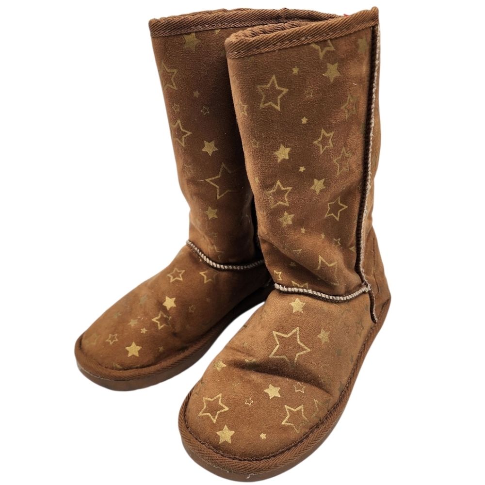 Airwalk 👢 Emma Cognac Star Kids Boots Size 5